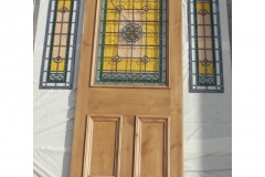 victorian-stained-glass-front-doorsvictorian-edwardian-original-3-panelled-door-the-star-in-greens-and-ambers-a27417-1000x1000