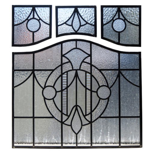 1930s Art Deco Stained Glass Panels