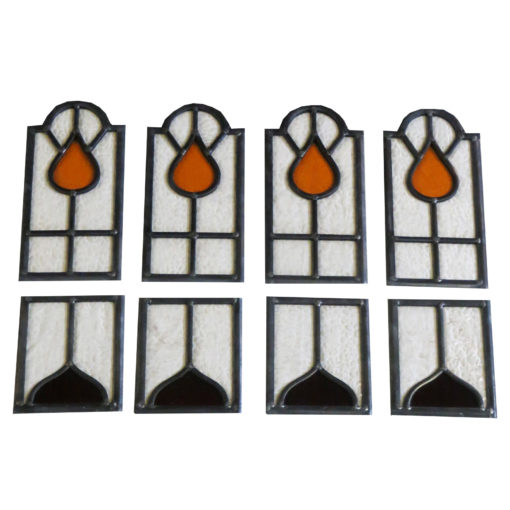 Water Drop Stained Glass Panels