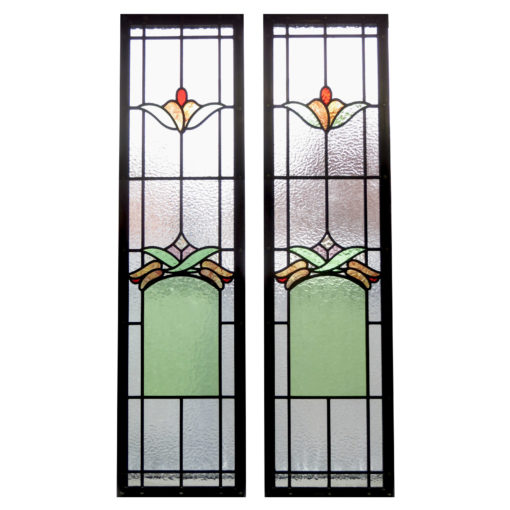 Art Deco Stained Glass Panels