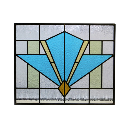 Art Deco Style Stained Glass Panel
