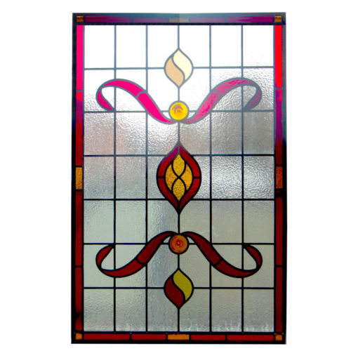 Detailed Nouveau Stained Glass Panel