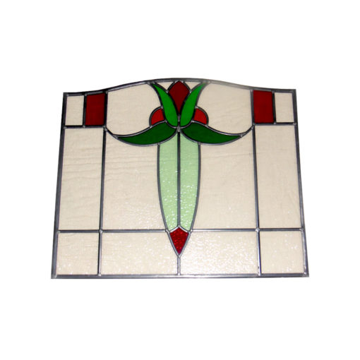 Simple 1930's Stained Glass Panel