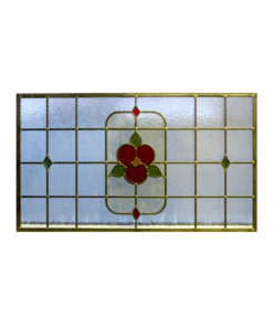 Simple Traditional Stained Glass Panel