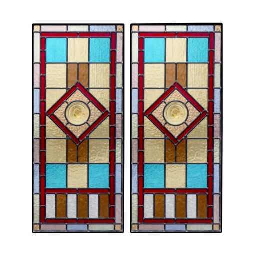 Stunning Edwardian Stained Glass Panels