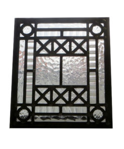 Square Edwardian Stained Glass Panels