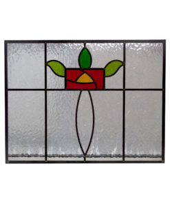 Art Deco Stained Glass Panel