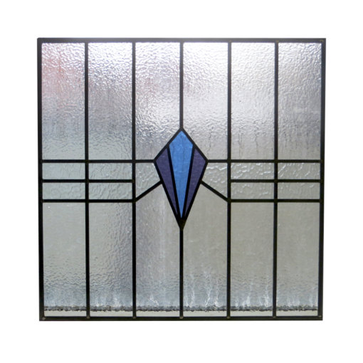 Basic Art Deco Stained Glass Panel