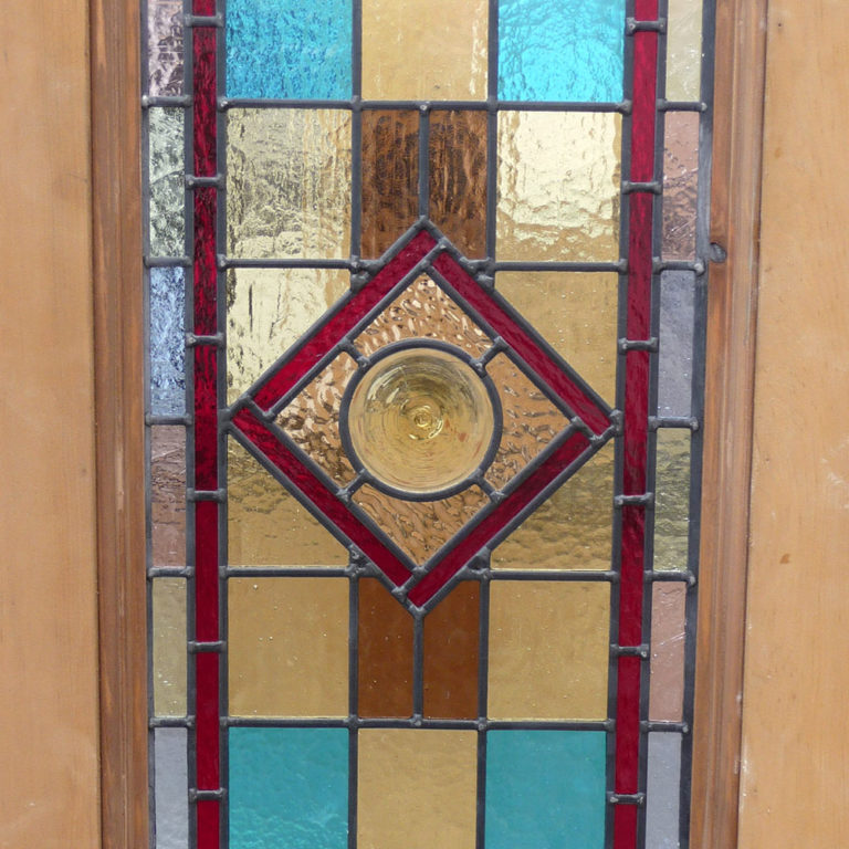 Stunning Edwardian Stained Glass Panels - From Period Home Style