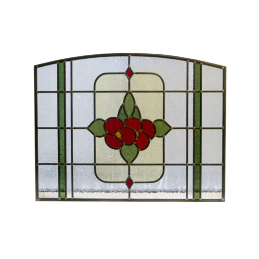 Floral 1930 Stained Glass Panel