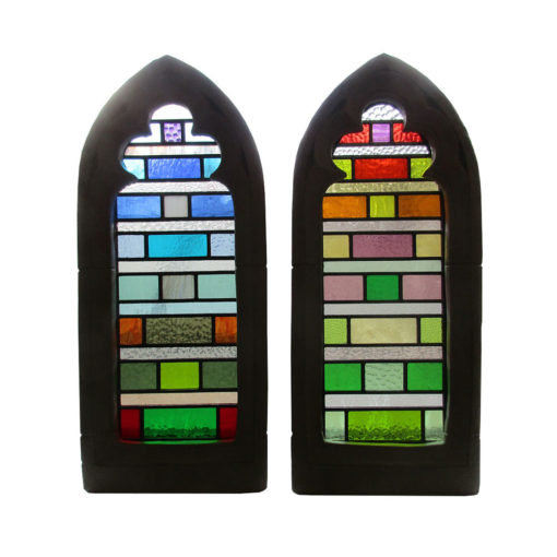 Colourful Contemporary Stained Glass Panels