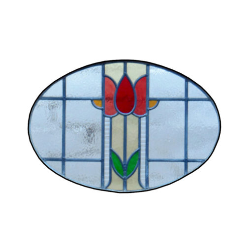 1930 Period Stained Glass Panel