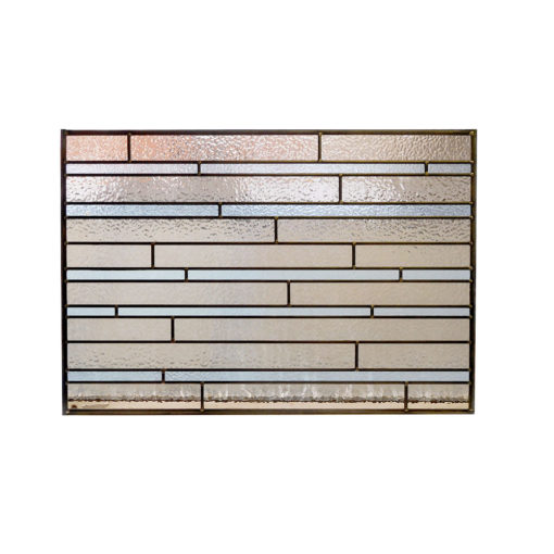 Plain Contemporary Stained Glass Panel