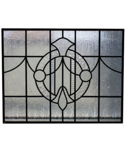 Plain Stained Glass 1930s Panel