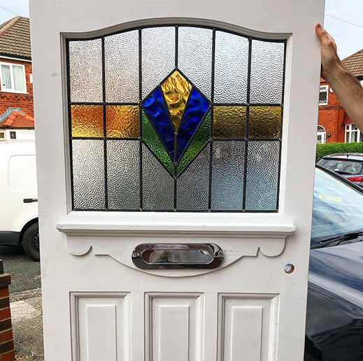 Stained Glass Door Panels