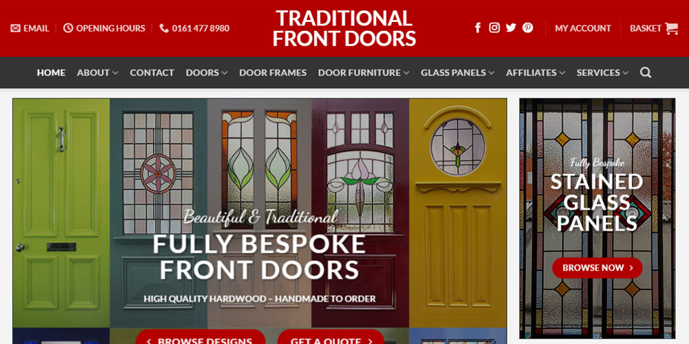 Traditional Front Doors New Website Launched