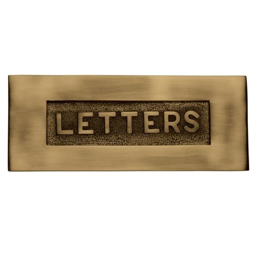 Embossed Letterplate (Multiple Finishes Available) - Period Home Style