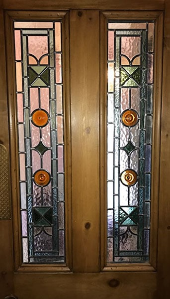 Bespoke Stained Glass Door Panels