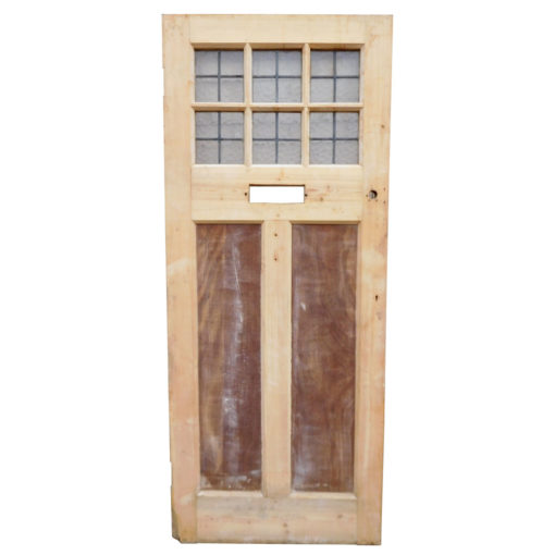 Original Stripped Crossbar Glass Door