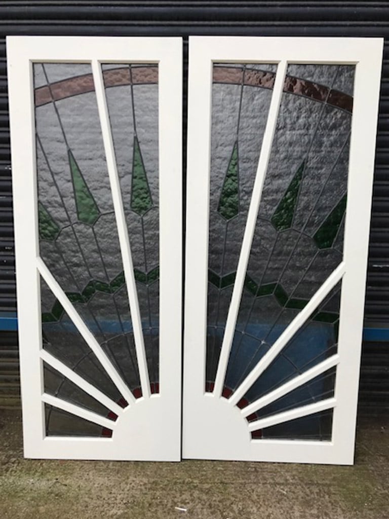 Art Deco Sunburst Doors Glazed 