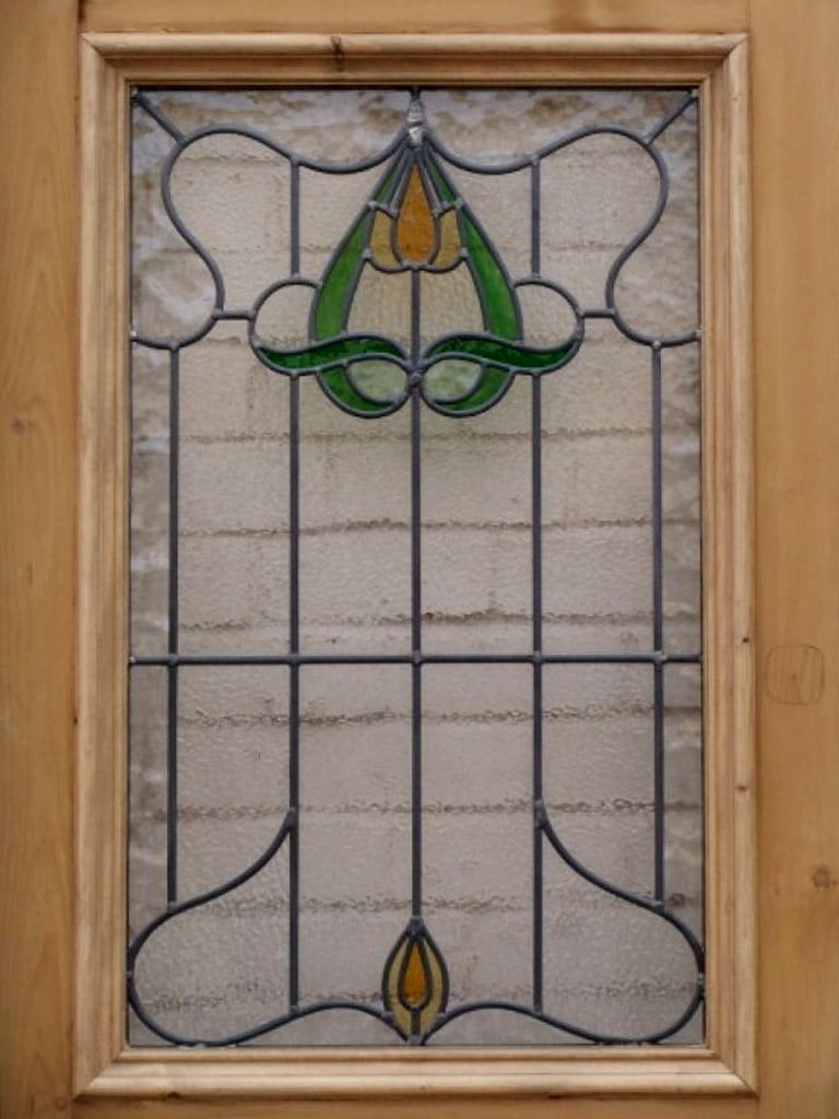 Fully Restored Original 3 Panel Edwardian Door - Traditional Front Doors